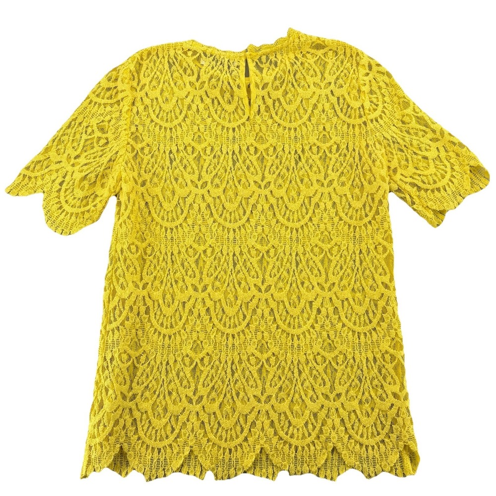 Zara Top Women S Sheer Crochet Boho Festival Coachella Garden Fairy Y2K - Picture 2 of 6